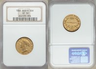Victoria gold Sovereign 1864-SYDNEY VF30 NGC, Sydney mint, KM4. AGW 0.2353 oz. 

HID09801242017