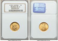 Prussia. Wilhelm I gold 10 Mark 1872-A MS66 NGC, Berlin mint, KM502. A true gem offering scintillating golden luster. AGW 0.1152 oz. 

HID09801242017