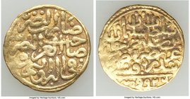 Ottoman Empire. Suleyman I (AH 926-974 / AD 1520-1566) gold Sultani AH 926 (AD 1520/1) VF, Sidrekipsi mint (in Greece), A-1317. 20.5mm. 3.48gm. 

HID0...