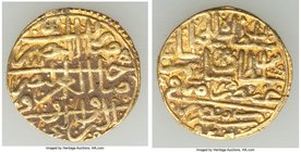 Ottoman Empire. Suleyman I (AH 926-974 / AD 1520-1566) gold Sultani AH 926 (AD 1520/1) VF, Misr mint (in Egypt), A-1317. 19.2mm. 3.48gm. 

HID09801242...