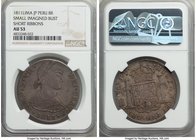 Ferdinand VII 8 Reales 1811 LM-JP AU53 NGC, Lima mint, KM106.2. Small imagined bust, short ribbons variety. 

HID09801242017
