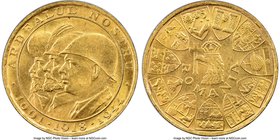 Mihai I gold "Romanian Kings" 20 Lei 1944 MS63+ NGC, KM-XM13. AGW 0.1895 oz. 

HID09801242017