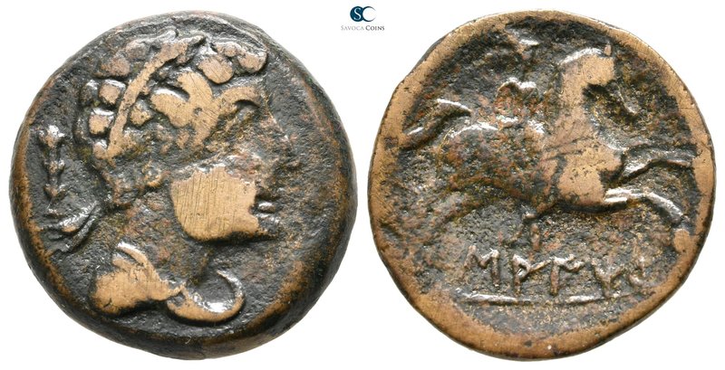 Hispania. Saiti/ Saetabi 150 BC. 
Bronze Æ

24 mm., 10,23 g.



very fine...