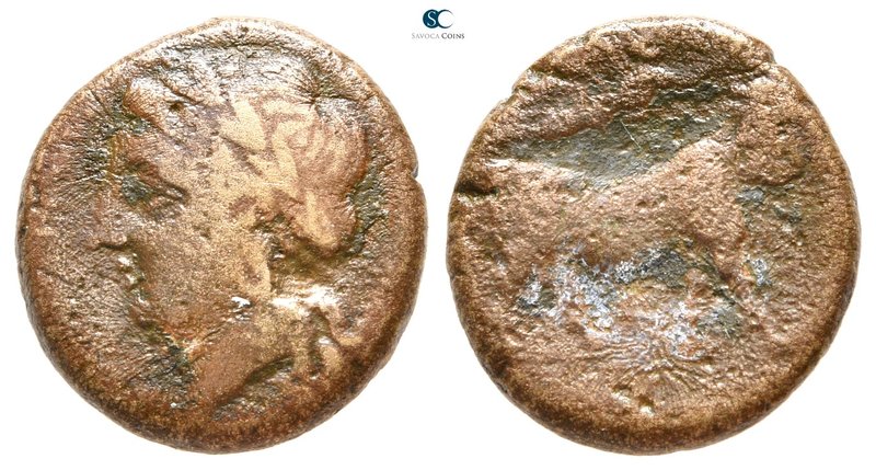Campania. Neapolis 270-250 BC. 
Bronze Æ

19 mm., 5,05 g.



nearly very ...