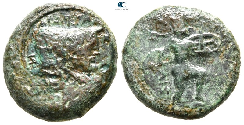 Sicily. Sileraioi 340-330 BC. 
Bronze Æ

20 mm., 6,62 g.



nearly very f...