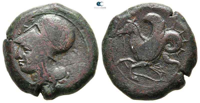 Sicily. Syracuse. Dionysios I 405-367 BC. 
Litra Æ

19 mm., 7,97 g.



ve...