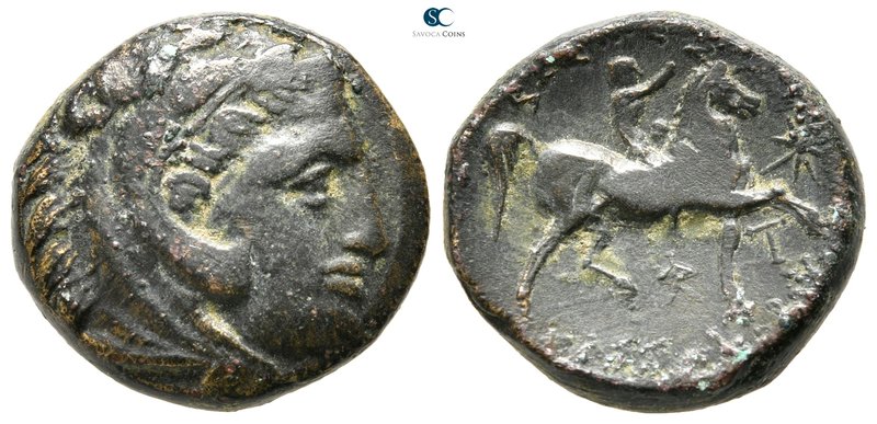 Kings of Macedon. Amphipolis. Kassander 306-297 BC. 
Bronze Æ

20 mm., 7,60 g...
