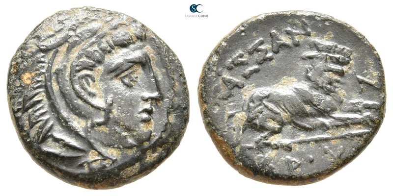 Kings of Macedon. Pella or Amphipolis. Kassander 306-297 BC. 
Bronze Æ

19 mm...