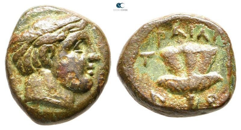 Macedon. Tragilos 400 BC. 
Bronze Æ

15 mm., 4,21 g.



very fine