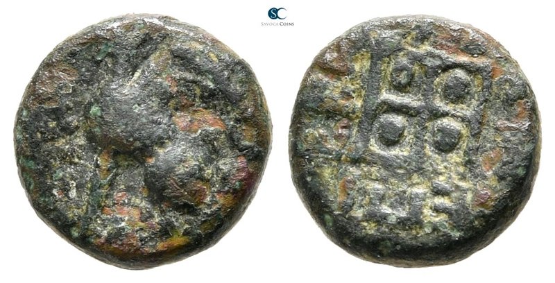 Thrace. Abdera 425-350 BC. 
Chalkous Æ

10 mm., 1,26 g.



very fine