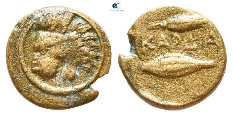 Thrace. Kardia 350-309 BC. 
Bronze Æ

12 mm., 1,02 g.



very fine