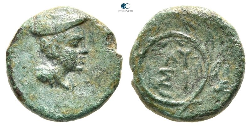 Thrace. Lysimacheia 225-199 BC. 
Bronze Æ

10 mm., 0,94 g.



very fine