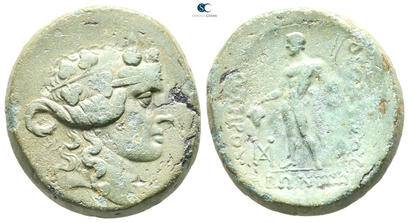 Thrace. Maroneia 189-49 BC. 
Bronze Æ

29 mm., 18,63 g.



very fine