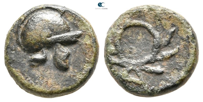Thrace. Maroneia (as Agothokleia) 300-250 BC. 
Bronze Æ

12 mm., 1,85 g.

...