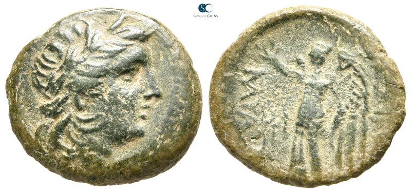 Kings of Thrace. Kabyle. Kavaros 225-218 BC. 
Bronze Æ

19 mm., 4,64 g.


...