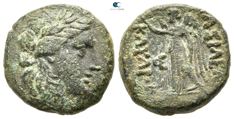 Kings of Thrace. Kabyle. Kavaros 225-218 BC. 
Bronze Æ

18 mm., 5,78 g.


...