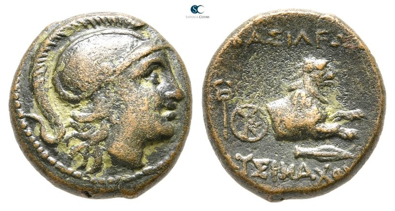 Kings of Thrace. Macedonian. Lysimachos 305-281 BC. 
Bronze Æ

13 mm., 2,62 g...