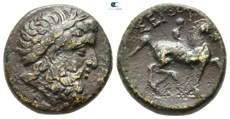 Kings of Thrace. Seuthopolis. Seuthes III 323-316 BC. 
Bronze Æ

18 mm., 5,62...