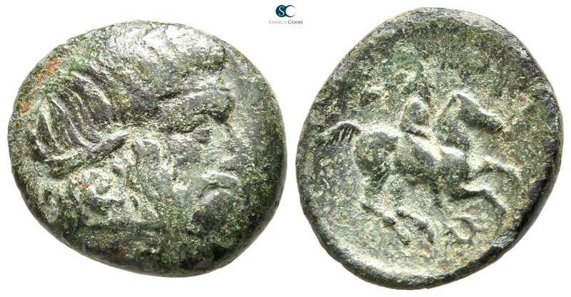 Kings of Thrace. Seuthopolis. Seuthes III 323-316 BC. 
Bronze Æ

21 mm., 6,42...