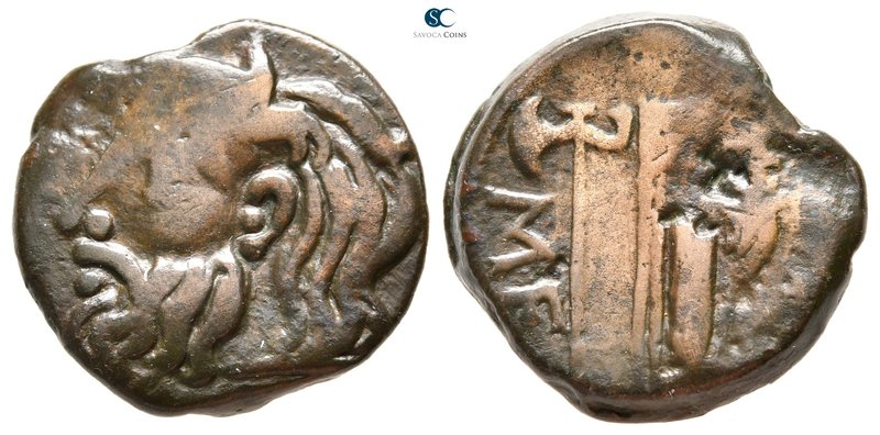 Scythia. Olbia 320-300 BC. 
Bronze Æ

22 mm., 9,41 g.



very fine