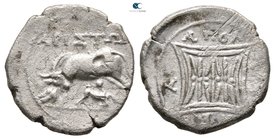 Illyria. Apollonia 250-167 BC. Drachm AR