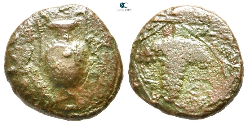 Corcyra. Corcyra 400-338 BC. 
Bronze Æ

15 mm., 3,02 g.



nearly very fi...
