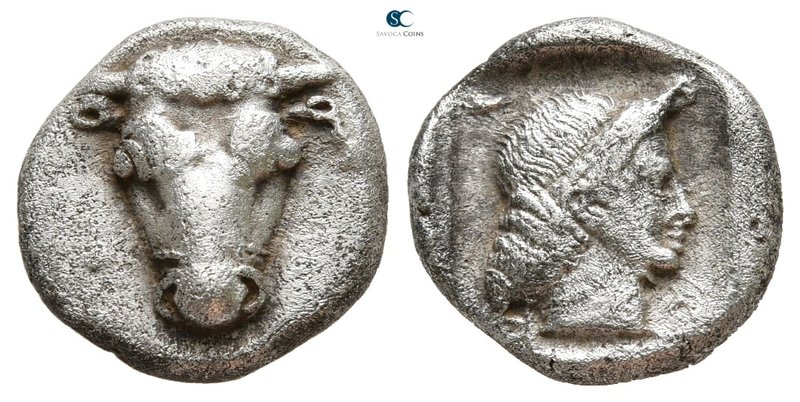 Phokis. Federal Coinage 457-446 BC. 
Triobol-Hemidrachm AR

15 mm., 2,51 g.
...