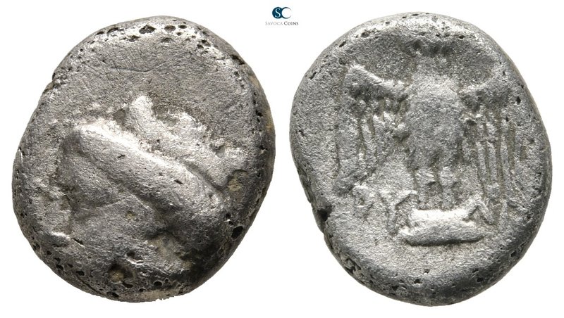 Pontos. Amisos 435-370 BC. 
Siglos AR

16 mm., 3,62 g.



fine