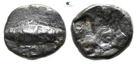 Mysia. Kyzikos 520-480 BC. Obol AR