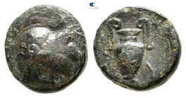 Aiolis. Myrina 350-300 BC. Bronze Æ