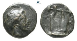 Lesbos. Mytilene 350-250 BC. Bronze Æ