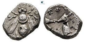 Ionia. Ephesos 390-330 BC. Diobol AR
