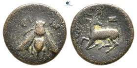 Ionia. Ephesos 390-300 BC. Bronze Æ
