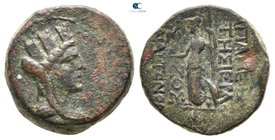 Seleucis and Pieria. Apameia 30-25 BC. Bronze Æ
