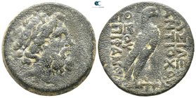 Seleukid Kingdom. Antioch on the Orontes. Antiochos IV Epiphanes 175-164 BC. "Egyptianizing" series. Bronze Æ