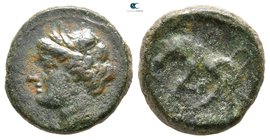 Zeugitania. Carthage 220-215 BC. Bronze Æ