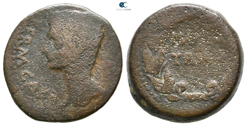 Hispania. Julia Traducta. Germanicus AD 37-41. 
Bronze Æ

24 mm., 12,99 g.
...