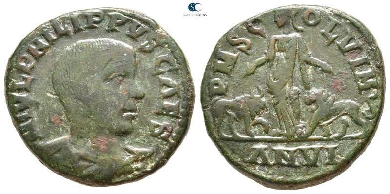Moesia Superior. Viminacium. Philip II as Caesar AD 244-247. 
Bronze Æ

30 mm...