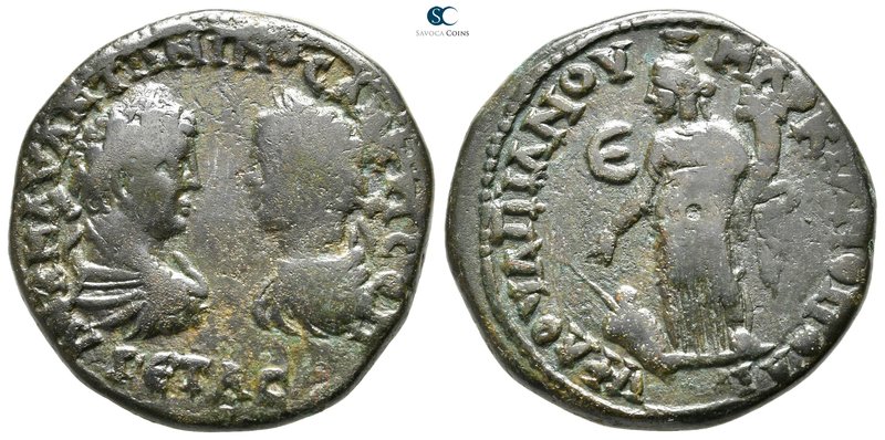 Moesia Inferior. Marcianopolis. Caracalla and Geta AD 197-217. 
Bronze Æ

28 ...