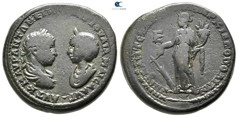 Moesia Inferior. Marcianopolis. Elagabalus and Julia Maesa AD 218-222. 
Bronze ...