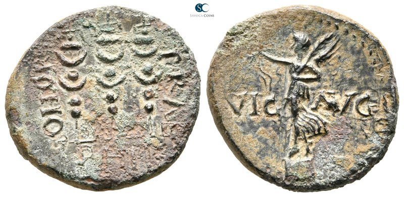 Macedon. Philippi. Pseudo-autonomous issue AD 41-69. 
Bronze Æ

22 mm., 4,37 ...