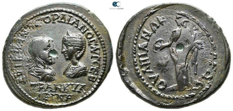 Thrace. Anchialos. Gordian III AD 238-244. 
Bronze Æ

29 mm., 12,88 g.


...