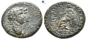 Ionia. Smyrna. Claudius with Agrippina Minor AD 41-54. Bronze Æ