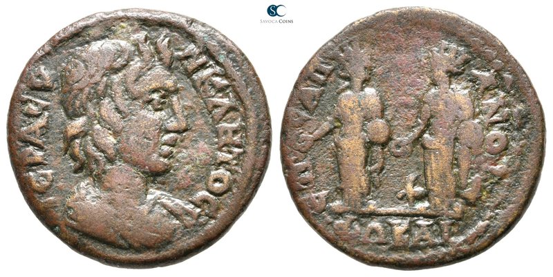 Ionia. Smyrna. Pseudo-autonomous issue AD 235-238. 
Bronze Æ

24 mm., 7,74 g....