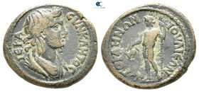 Lydia. Gordos - Iulia. Pseudo-autonomous issue AD 98-192. Bronze Æ