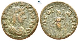 Lydia. Gordos - Iulia. Pseudo-autonomous issue AD 177-192. Bronze Æ