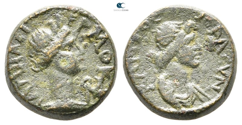 Lydia. Hermocapelia. Pseudo-autonomous issue AD 193-217. 
Bronze Æ

15 mm., 3...