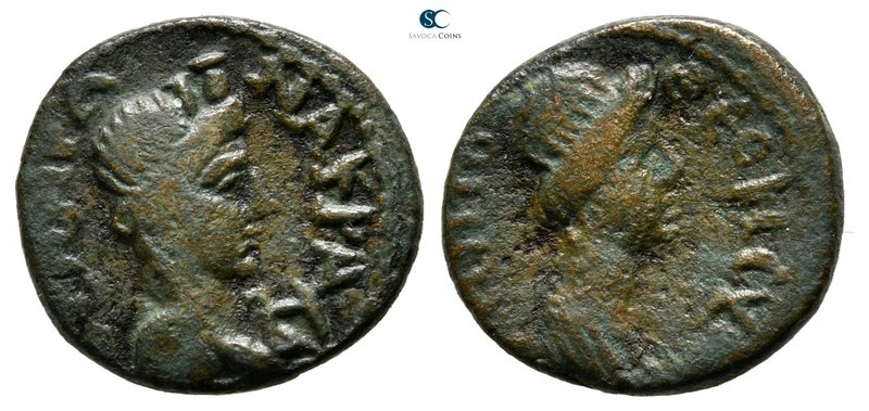 Lydia. Nakrasa. Pseudo-autonomous issue AD 98-161. 
Bronze Æ

15 mm., 2,53 g....
