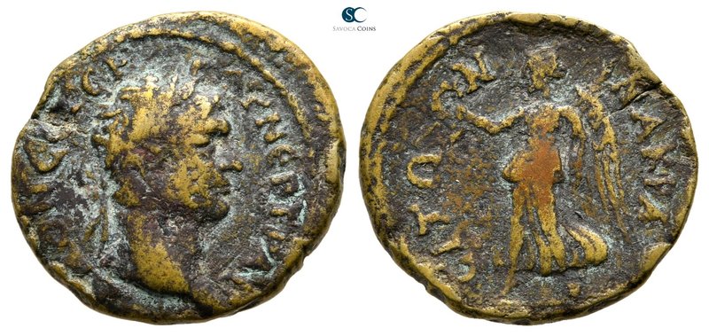 Lydia. Nakrasa. Trajan AD 98-117. 
Bronze Æ

18 mm., 3,84 g.



very fine...
