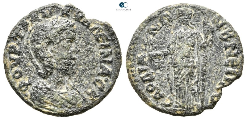 Lydia. Sardeis. Tranquillina AD 241-244. 
Bronze Æ

22 mm., 4,24 g.



ve...